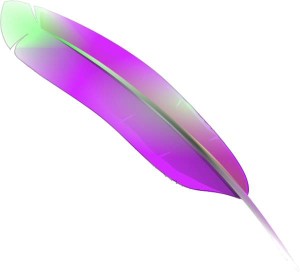 Purple-feather-clip-art